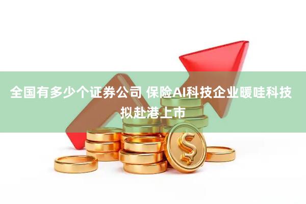 全国有多少个证券公司 保险AI科技企业暖哇科技 拟赴港上市